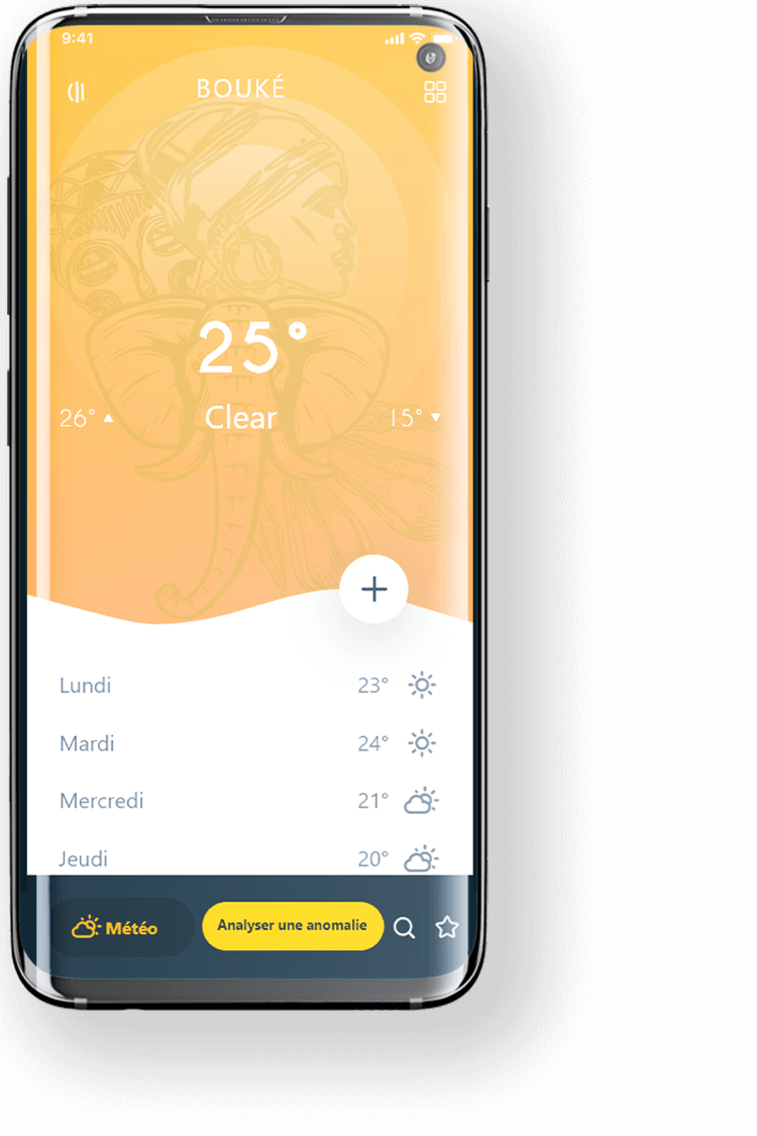 IA vision by cookie Labs page météo